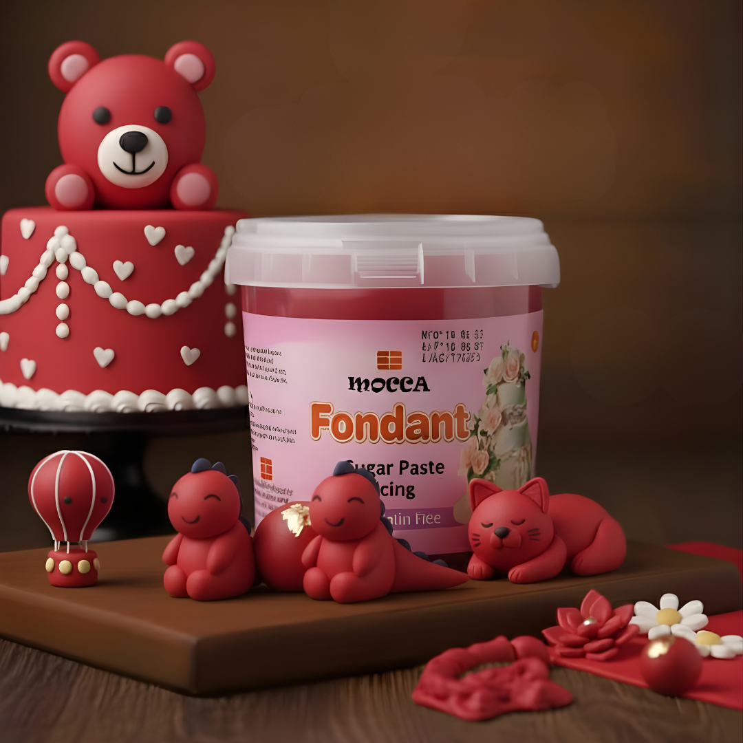 Mocca Fondant Red